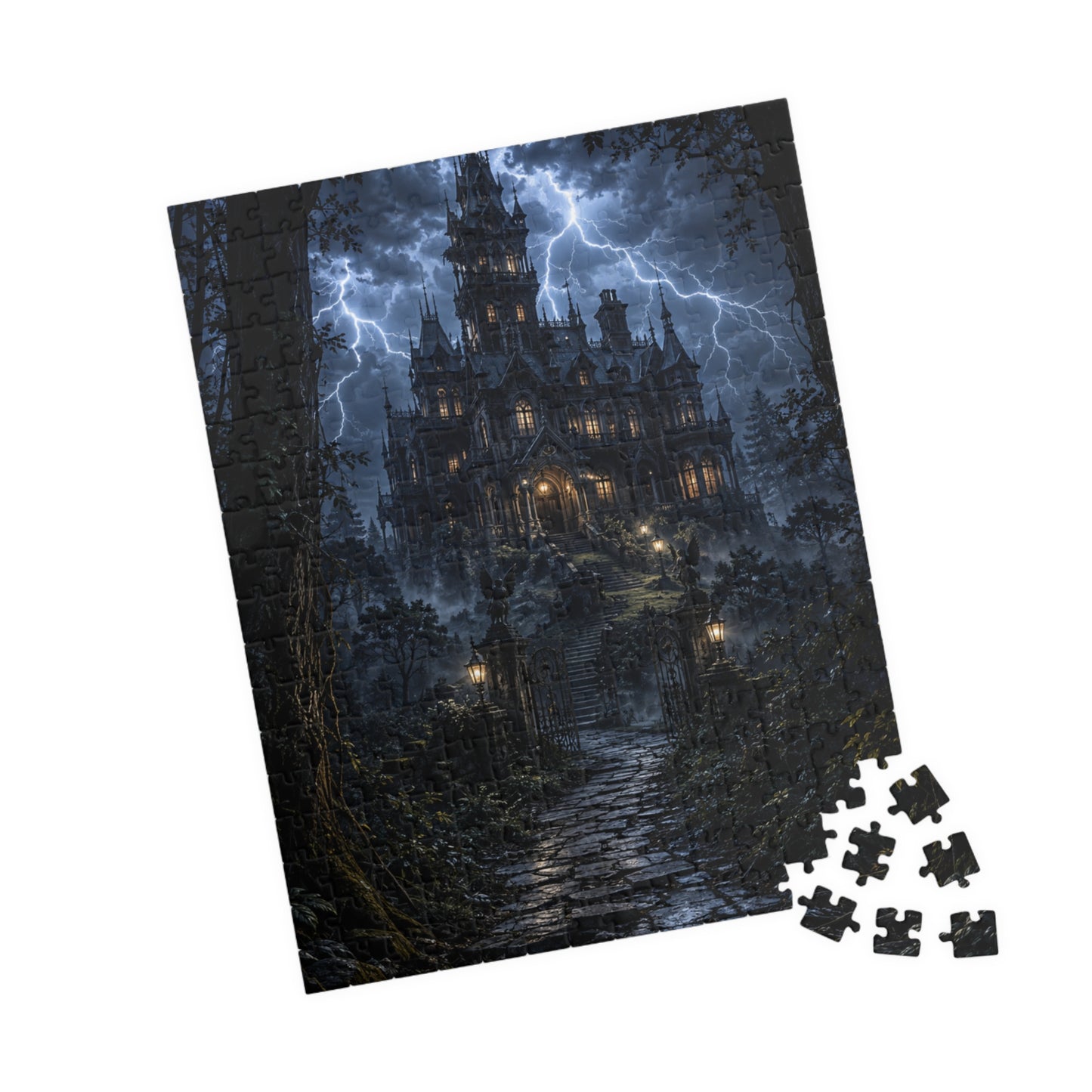 A Light In The Manor Puzzle (110, 252, 520, 1014-piece)