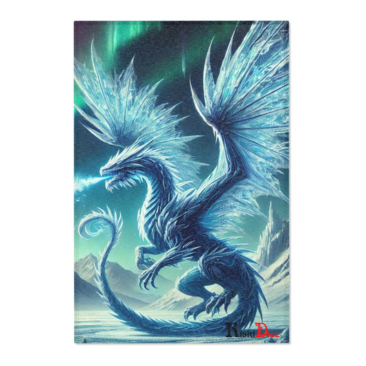 Iceborn Aurora Dragon Area Rug