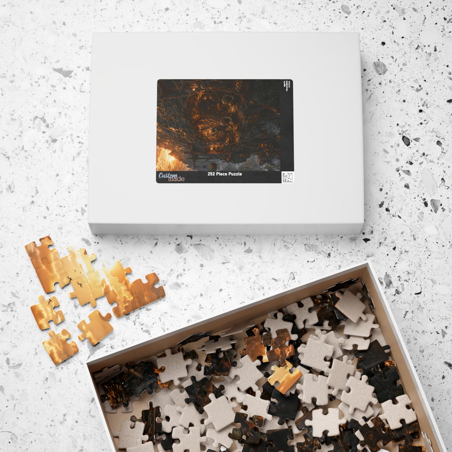 The Golden Vein Puzzle (110, 252, 520, 1014-piece)