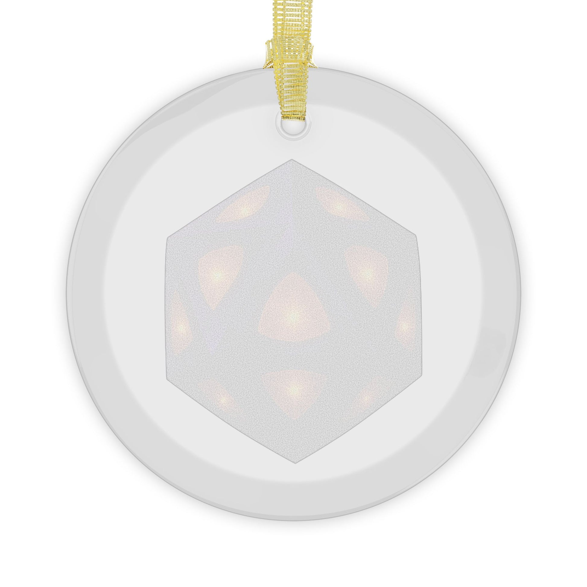 Glass Die of Persistence Ornaments