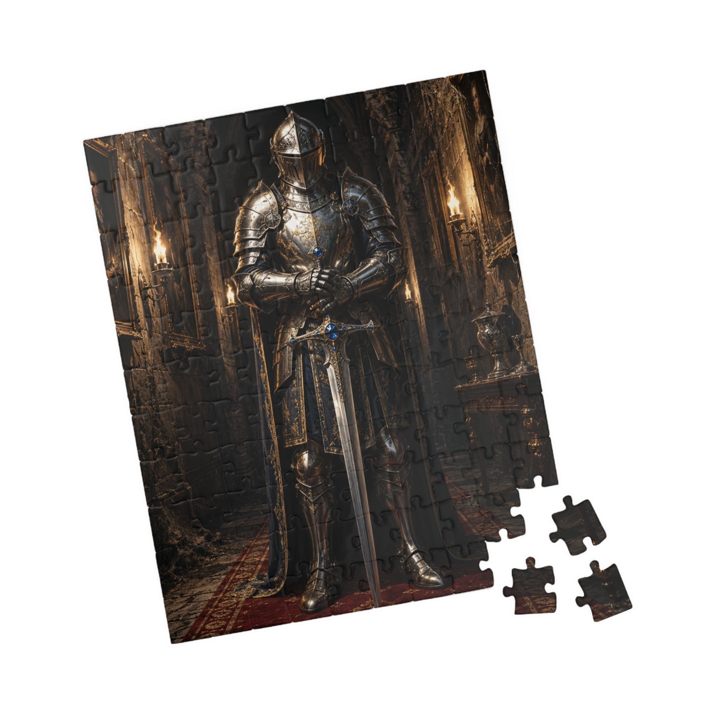 Knighted Puzzle (110, 252, 520, 1014-piece)