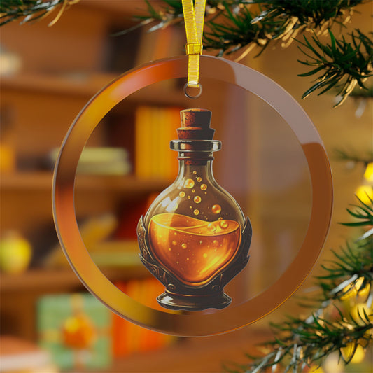 Glass Full Heal Potion Ornaments