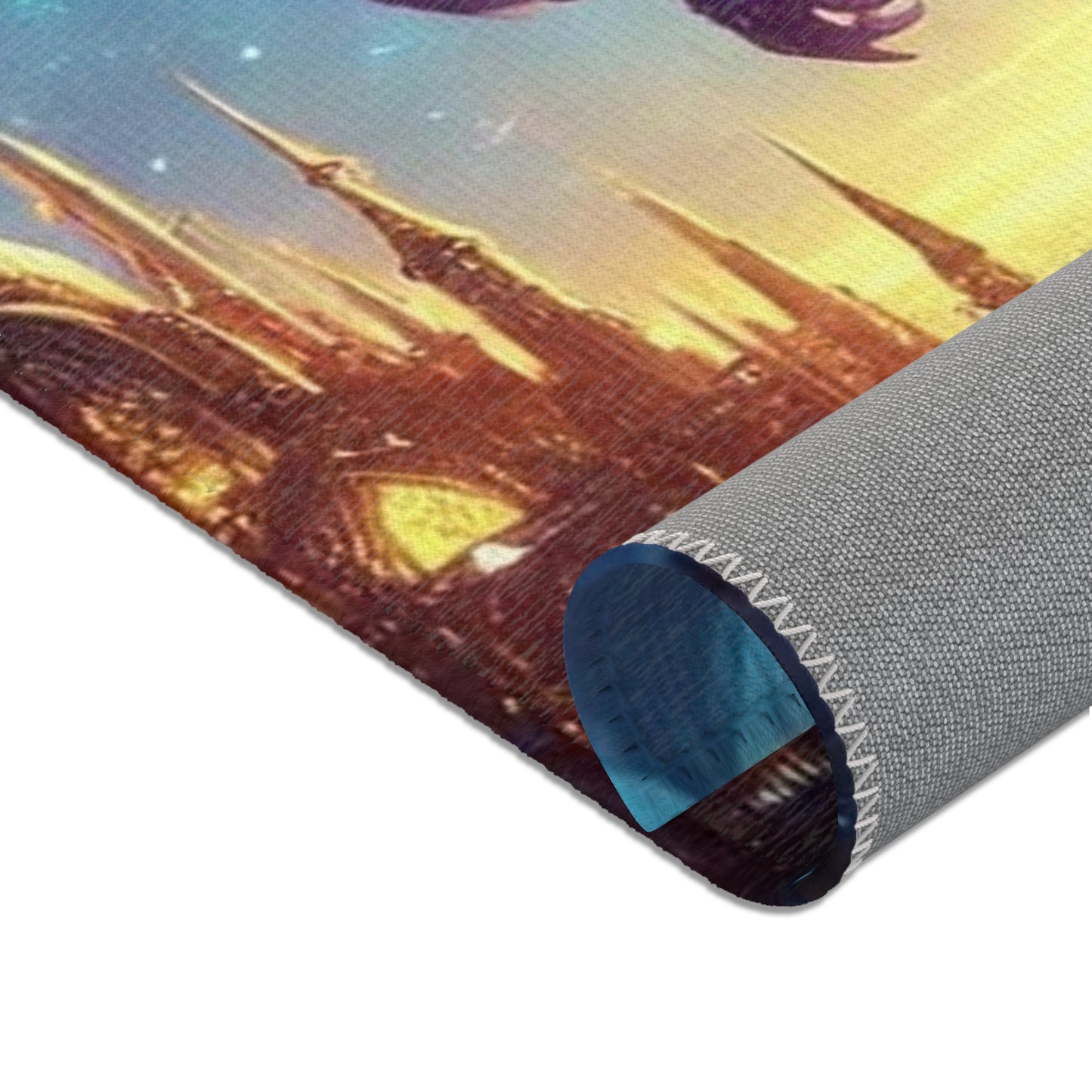 The Astral Bridgekeeper Area Rug