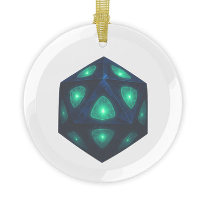 Glass Die of Determination Ornaments