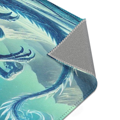 Iceborn Aurora Dragon Area Rug