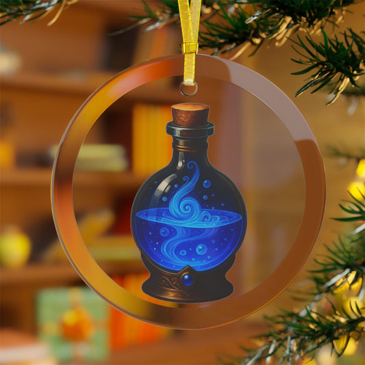 Glass Mana Ornaments