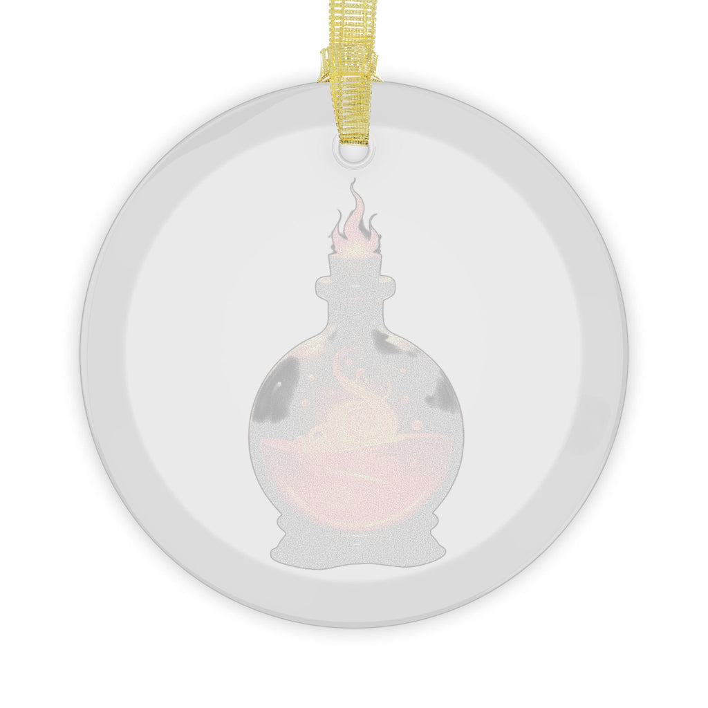 Glass Fire Potion Ornaments