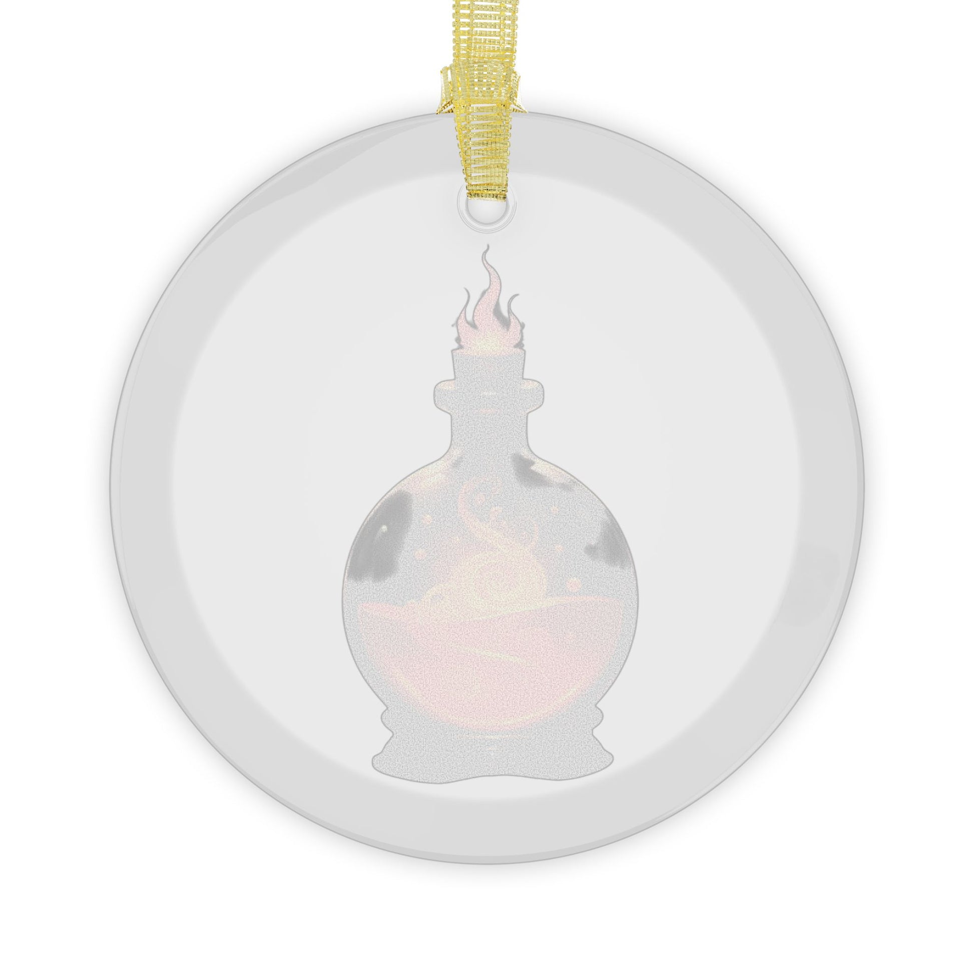 Glass Fire Potion Ornaments