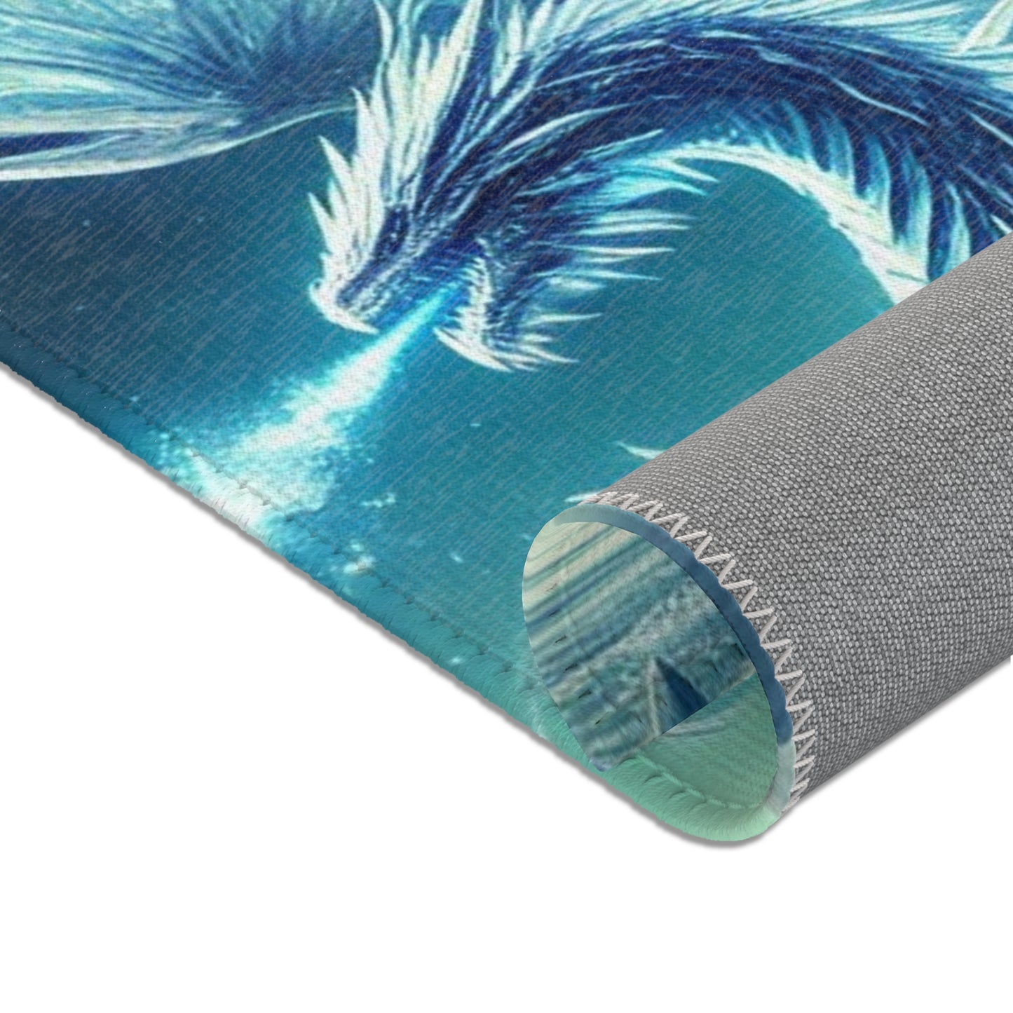 Iceborn Aurora Dragon Area Rug