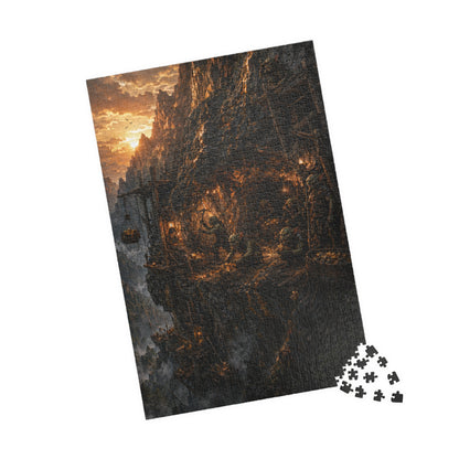 The Golden Vein Puzzle (110, 252, 520, 1014-piece)