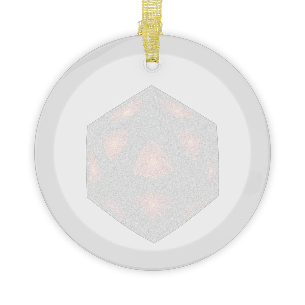 Glass Die of Diligence Ornaments