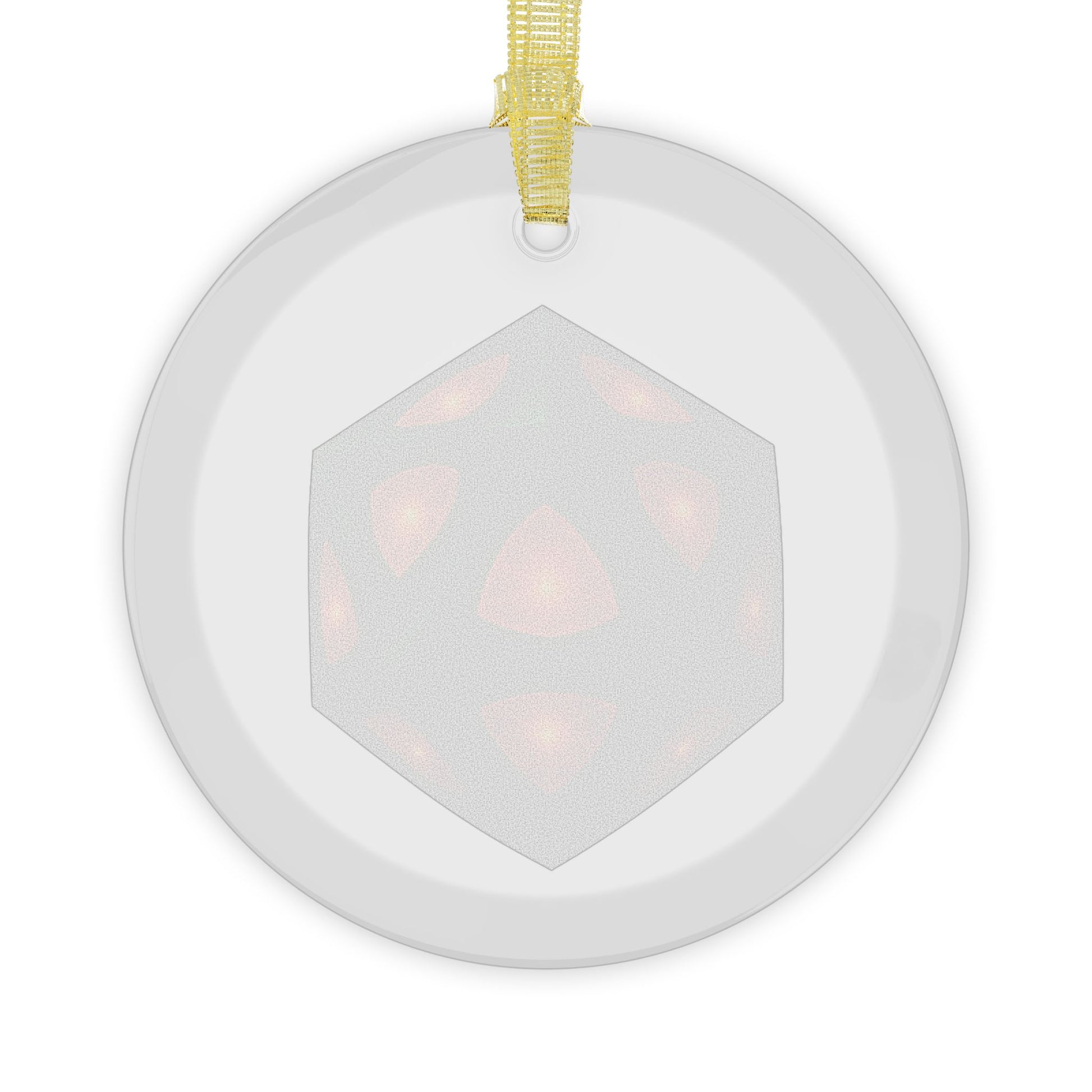 Glass Die of Diligence Ornaments