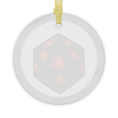 Glass Die of Diligence Ornaments