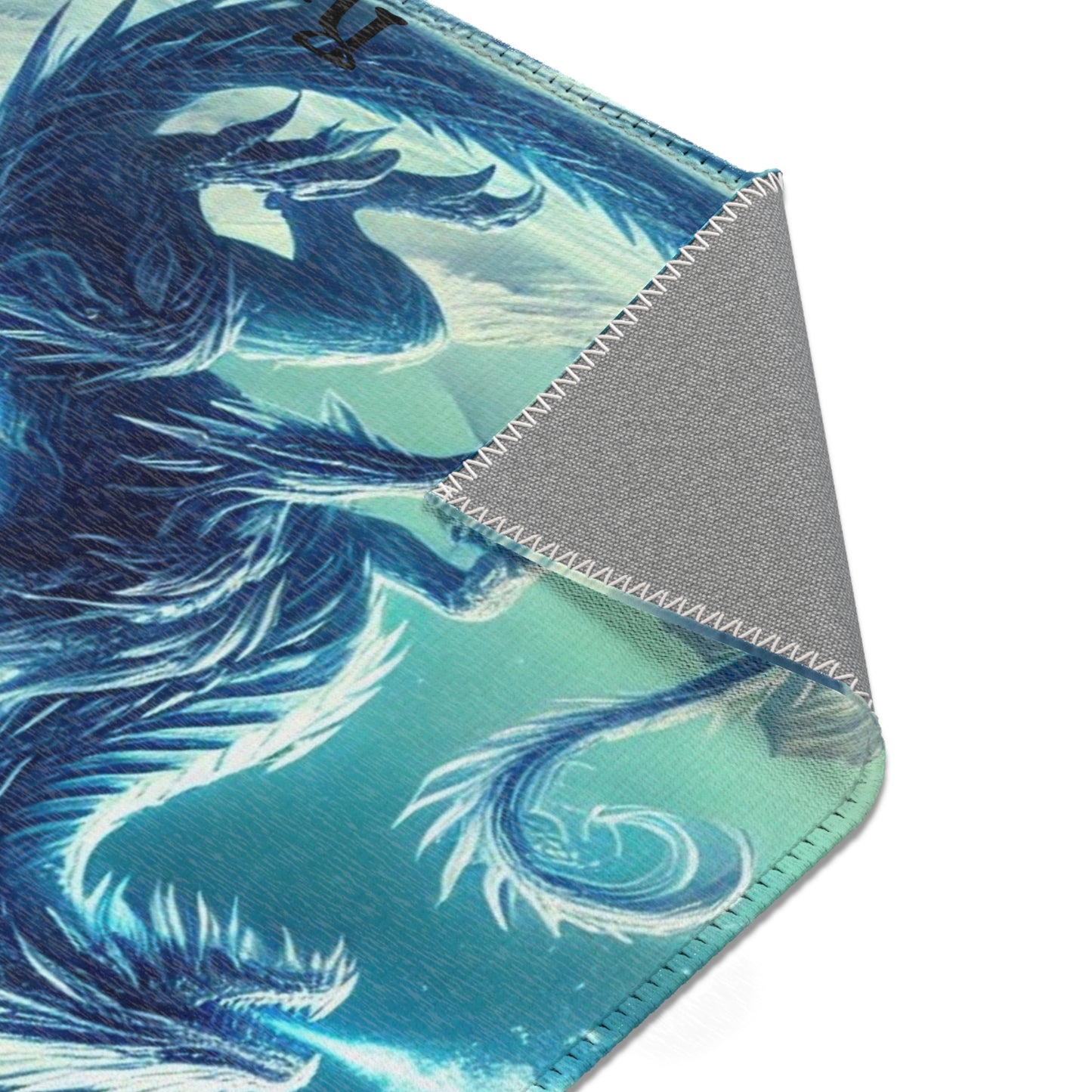 Iceborn Aurora Dragon Area Rug