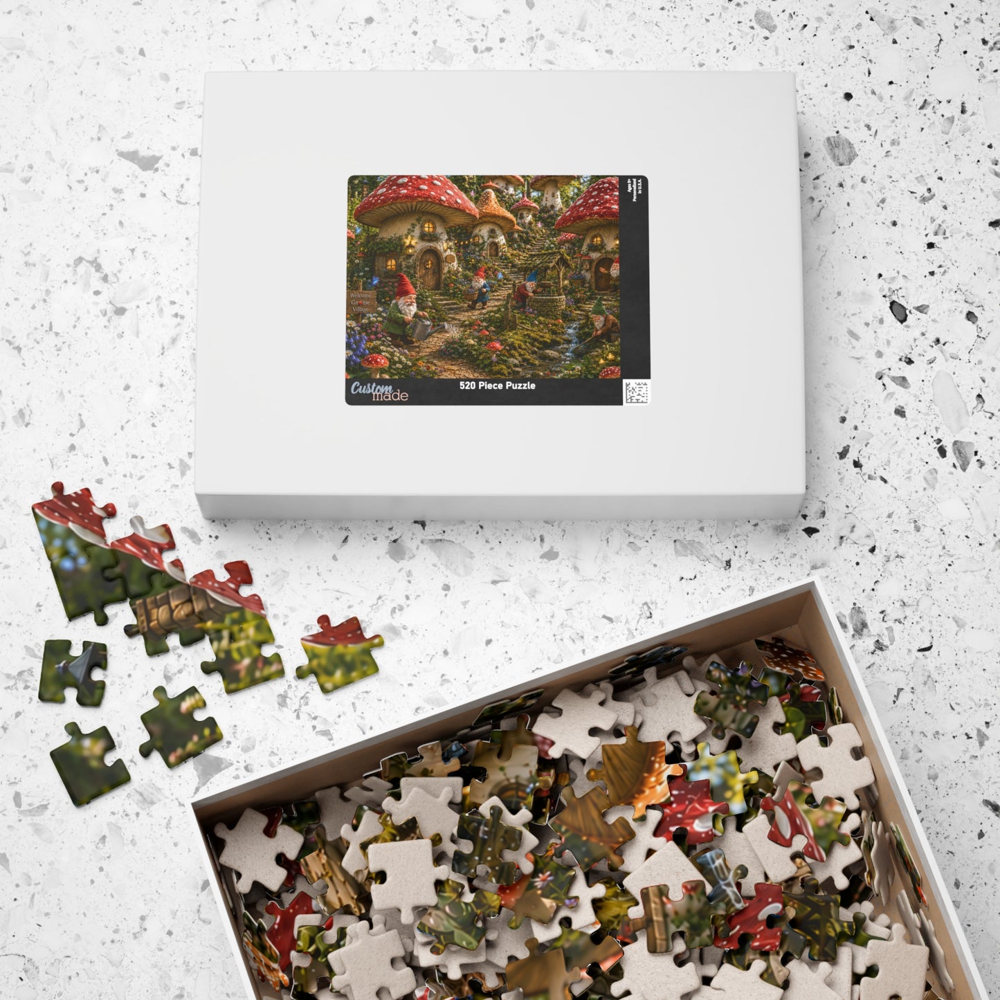 Little Red Roofs Puzzle (110, 252, 520, 1014-piece)