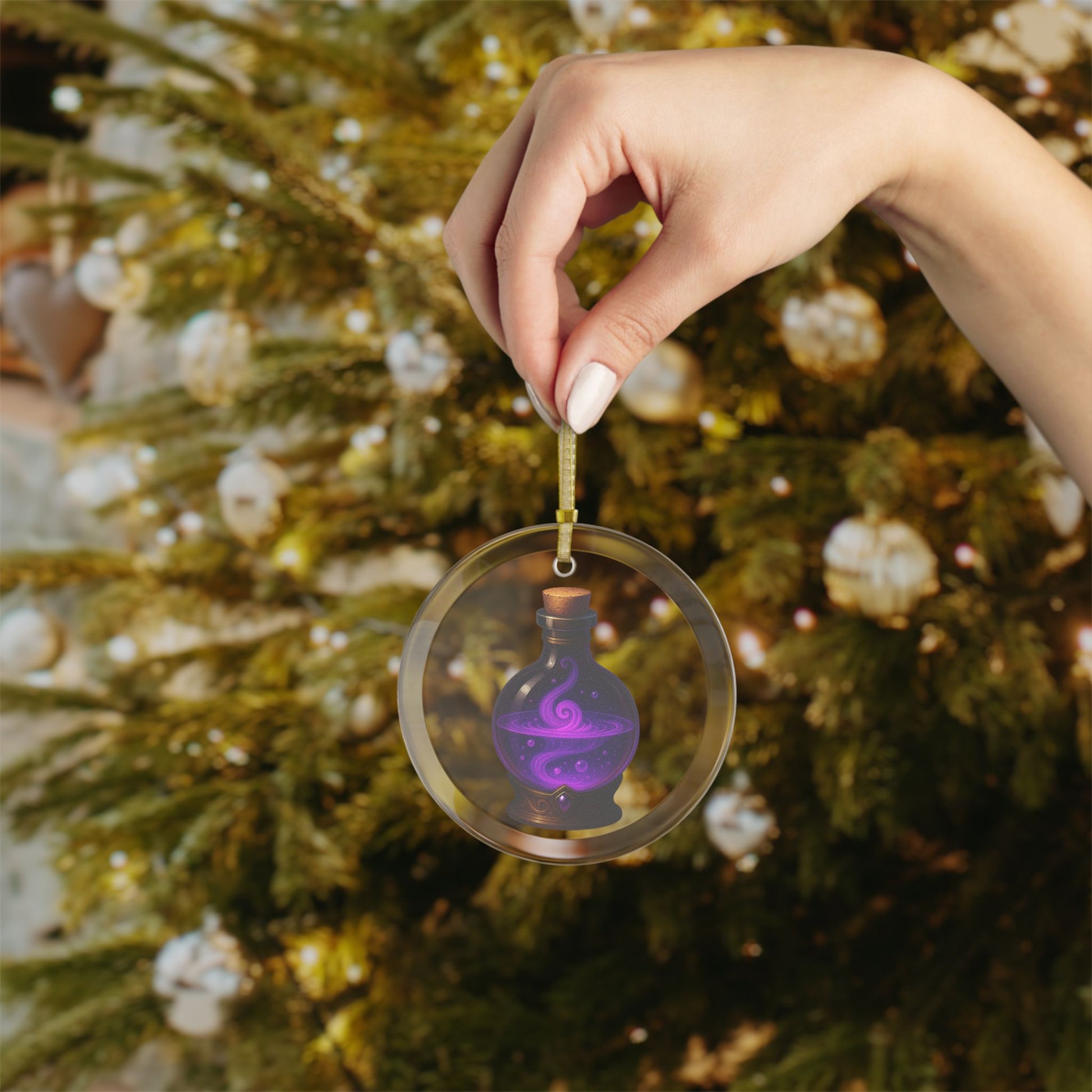 Glass Magical Potion Ornaments