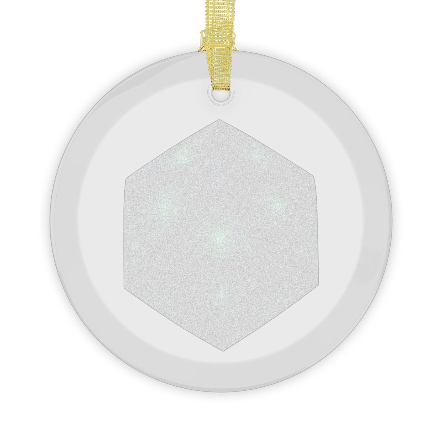 Glass Die of Determination Ornaments