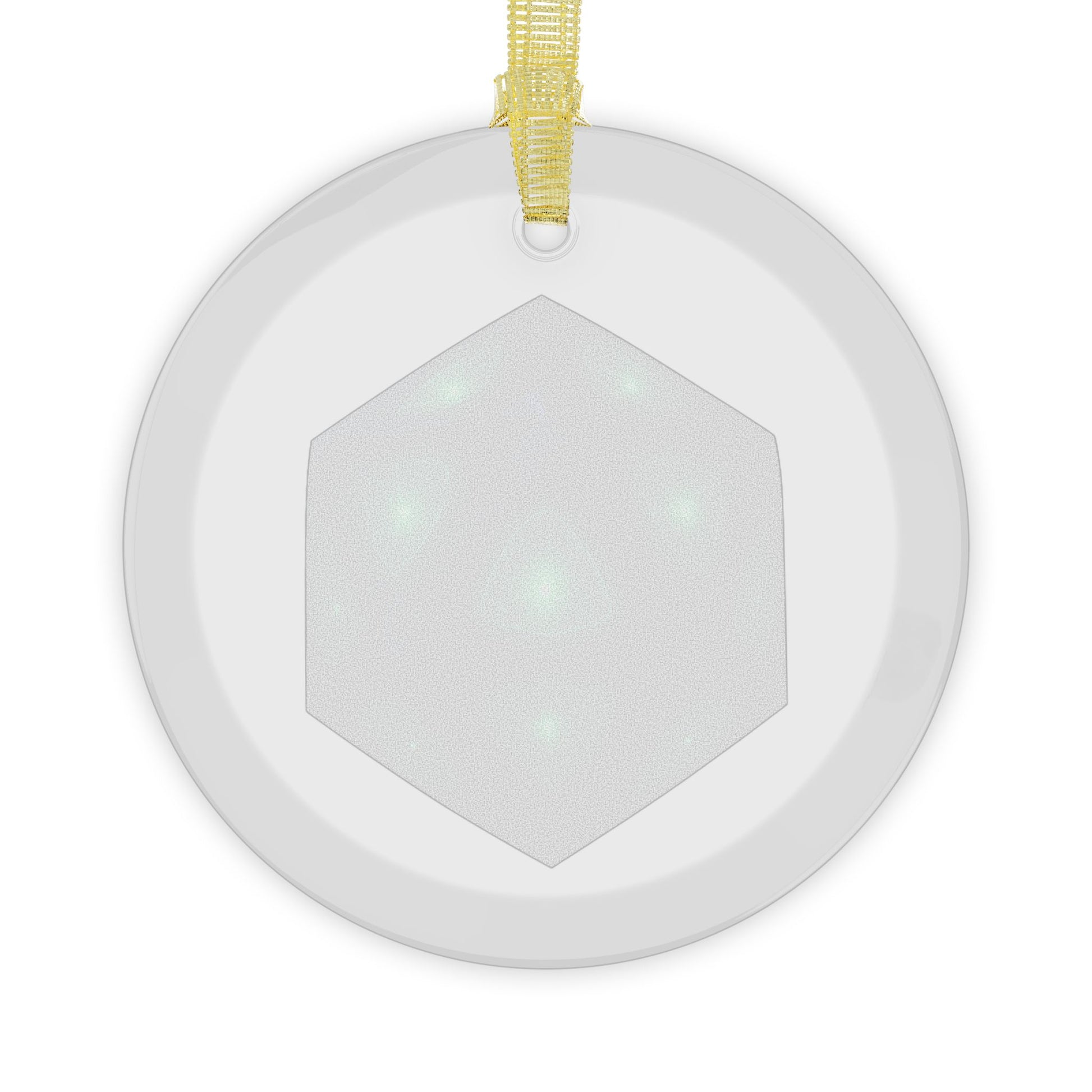 Glass Die of Determination Ornaments