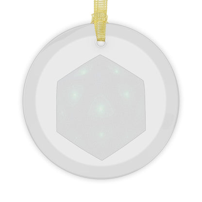 Glass Die of Determination Ornaments