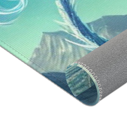 Iceborn Aurora Dragon Area Rug