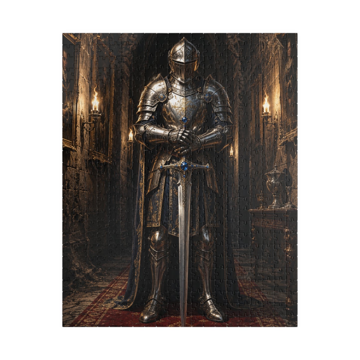 Knighted Puzzle (110, 252, 520, 1014-piece)