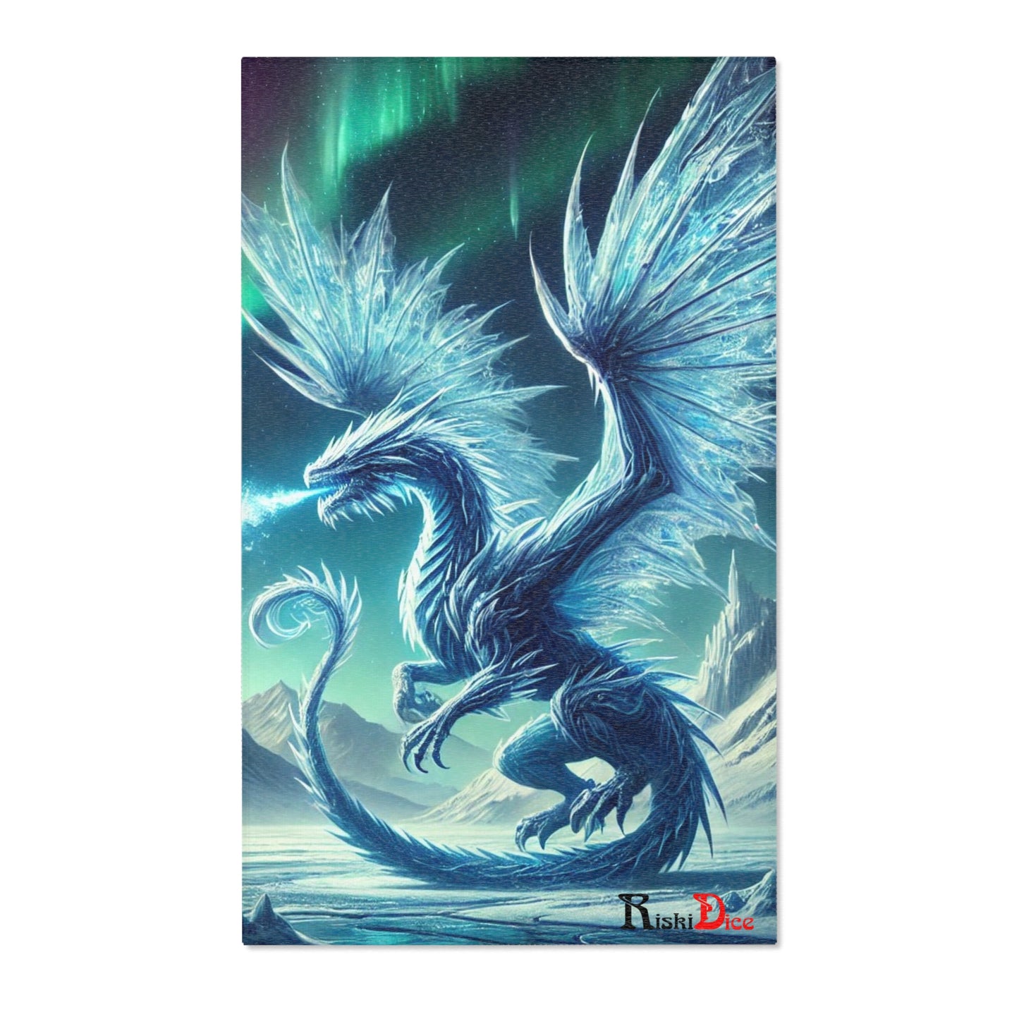 Iceborn Aurora Dragon Area Rug