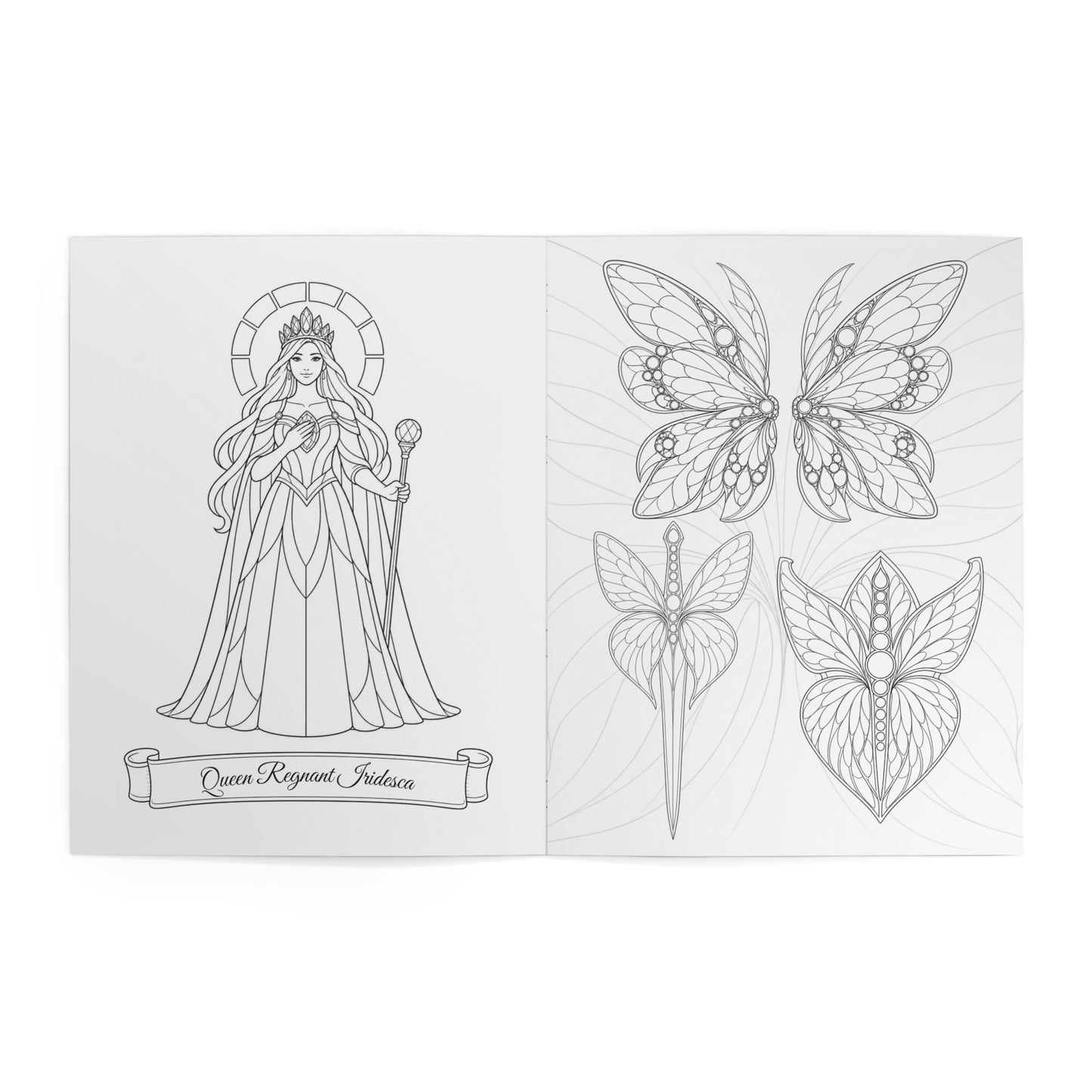 Regalia of the Forgotten Court Coloring Book