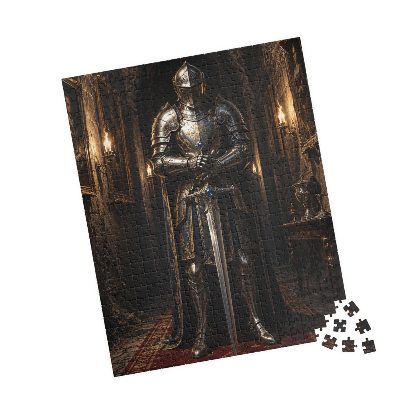Knighted Puzzle (110, 252, 520, 1014-piece)