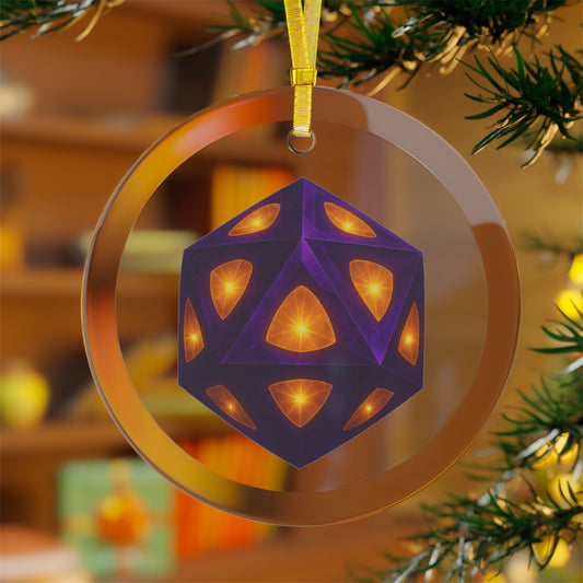 Glass Die of Persistence Ornaments