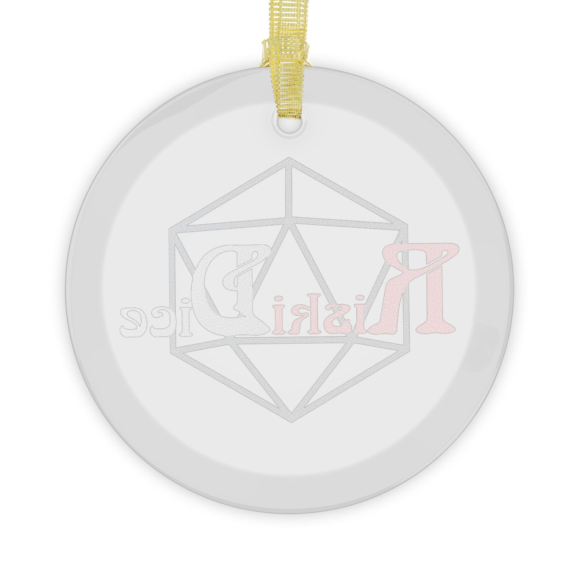 Glass Riski Dice Ornaments