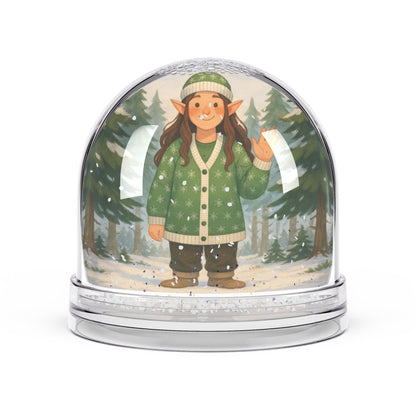 Elf Snow Globe