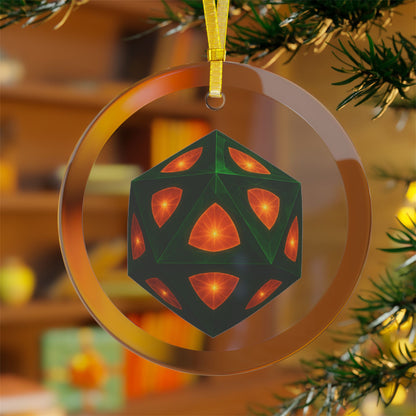 Glass Die of Diligence Ornaments