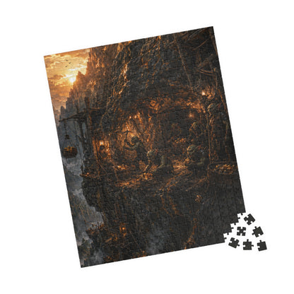 The Golden Vein Puzzle (110, 252, 520, 1014-piece)