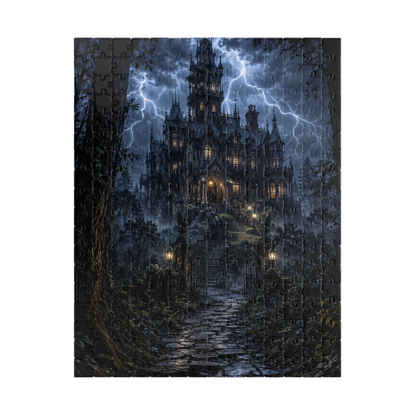 A Light In The Manor Puzzle (110, 252, 520, 1014-piece)