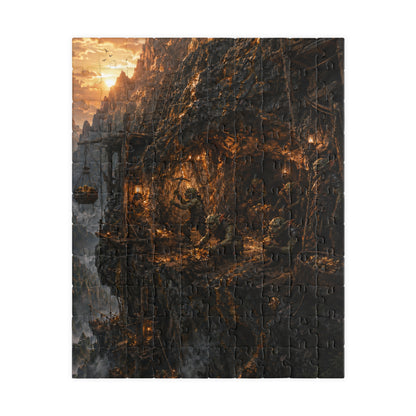 The Golden Vein Puzzle (110, 252, 520, 1014-piece)