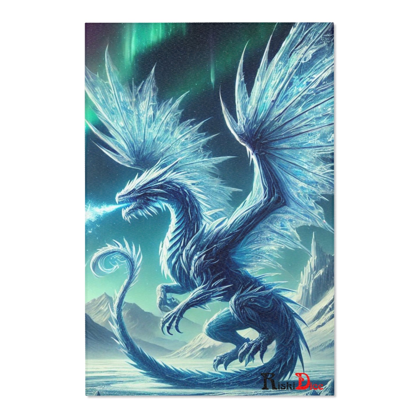 Iceborn Aurora Dragon Area Rug