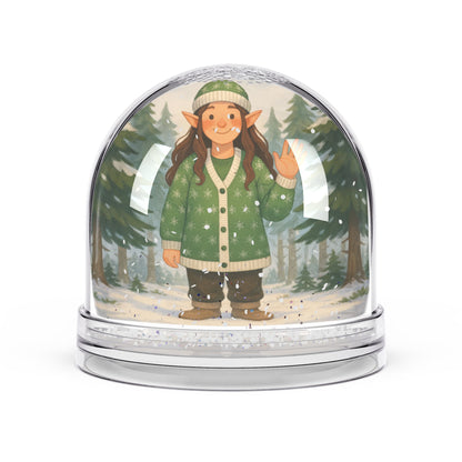 Elf Snow Globe