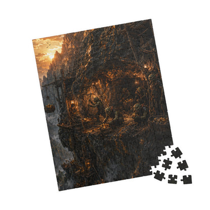 The Golden Vein Puzzle (110, 252, 520, 1014-piece)