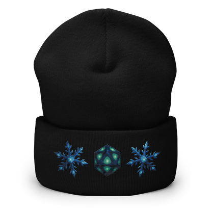 Die of Determination Cuffed Beanie