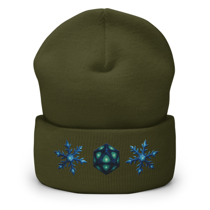 Die of Determination Cuffed Beanie