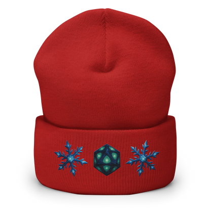 Die of Determination Cuffed Beanie