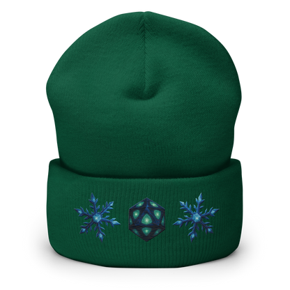 Die of Determination Cuffed Beanie